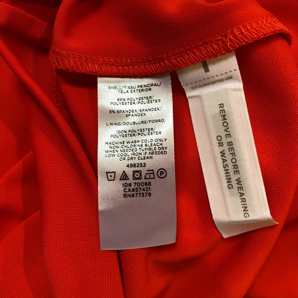 Ann Taylor Red-Orange Dress - Picture 3 of 6
